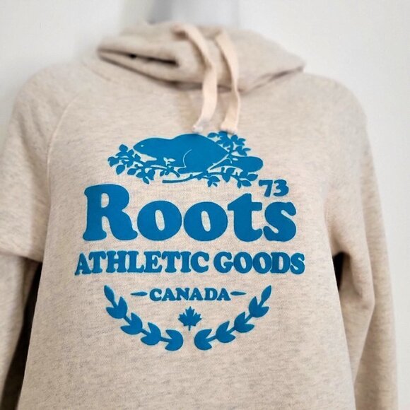 Roots Canada Women's Small/ P Logo Sweatshirt  Great Used Condition - Picture 4 of 9